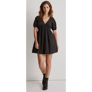 Madewell The Denim Annamarie Keyhole Back Kirkley Mini Dress US Women's 18W